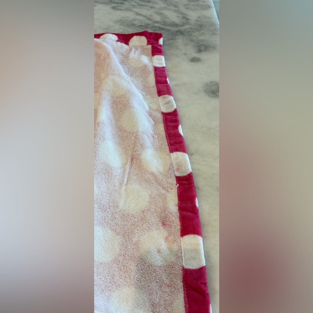 Victoria Secret Pink Polka Dot Towel Wrap - Picture 5 of 6